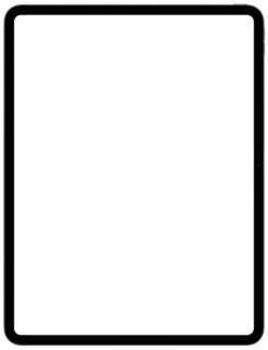 iPad Pro M5 13″ · Space Black mockup frame